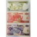 ZAMBIA 1989-1992 . TWO 2 - ONE HUNDRED 100 KWACHA BANKNOTES